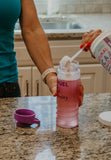 Momsanity BCAA pré-workout, etiquette sans sucre, option naturelle sans édulcorants artificiels.