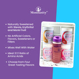 Momsanity BCAA pré-workout, flacon-poudre, dosage pratique pour vos séances.