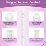 Applicateur Momsnug pour gel vaginal: dosage gradué pour une application précise.