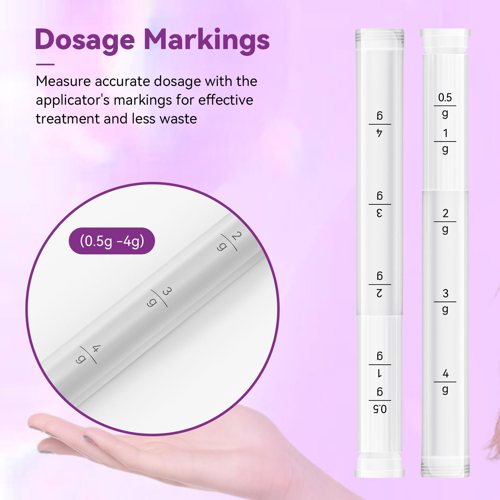 Applicateur vaginal jetable Momsnug, pratique et hygiénique pour chaque fois.