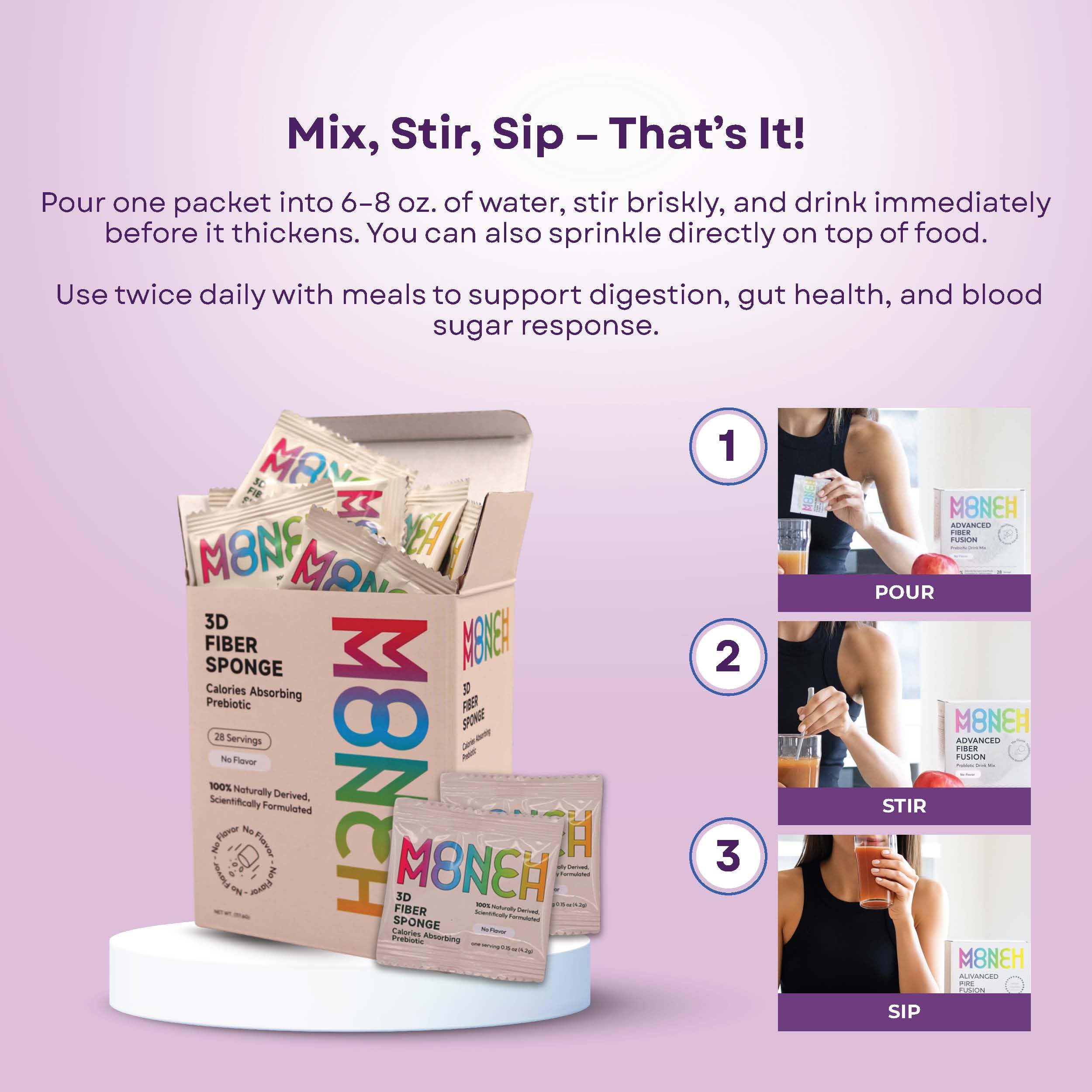 Cellulose et ingrédients naturels de Monch Monch pour le bien etre intestinal