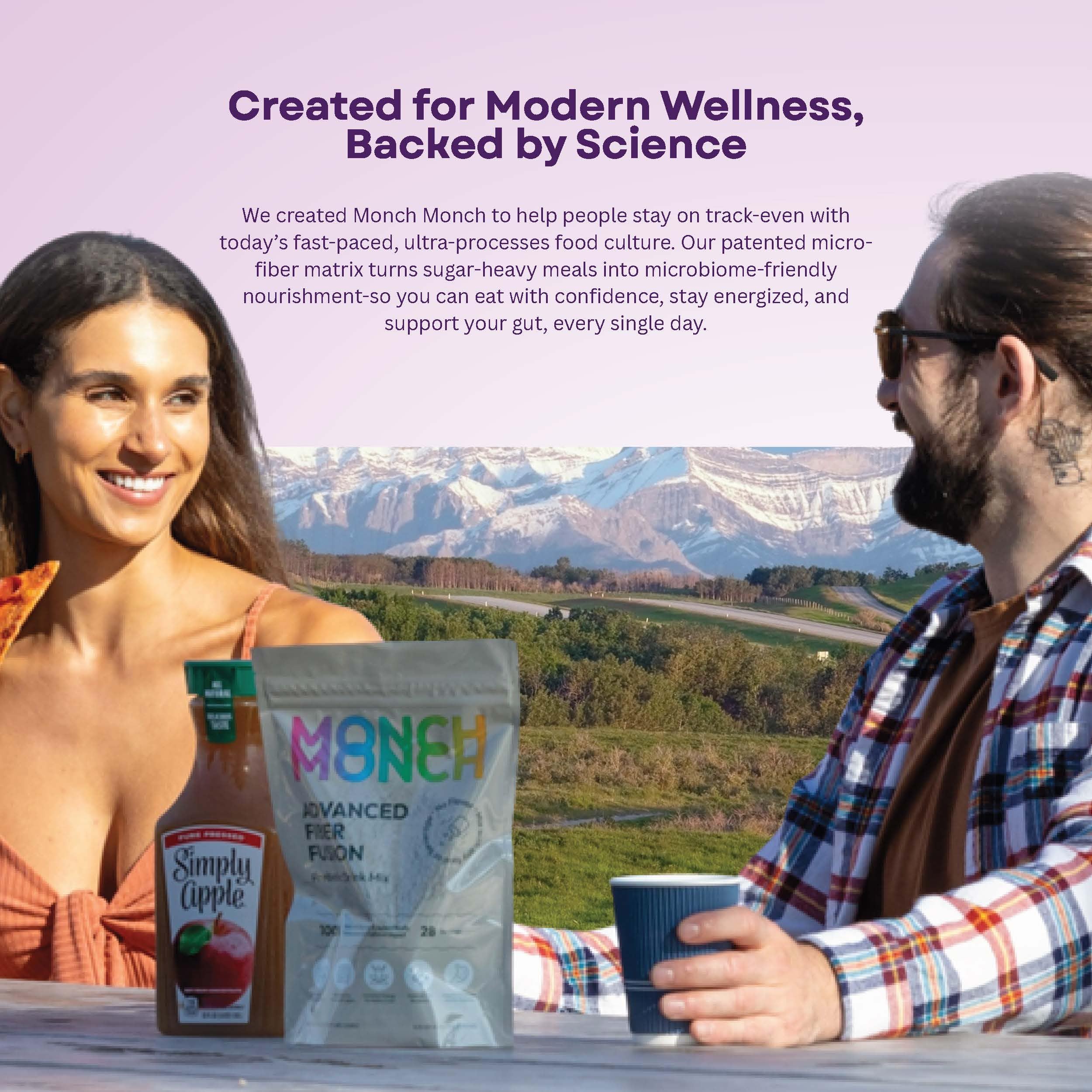 Emballage vegan et sans sucre de Monch Monch