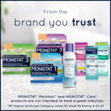 Monistat Crème Relief Absorption Rapide ne colle pas et sèche rapidement.