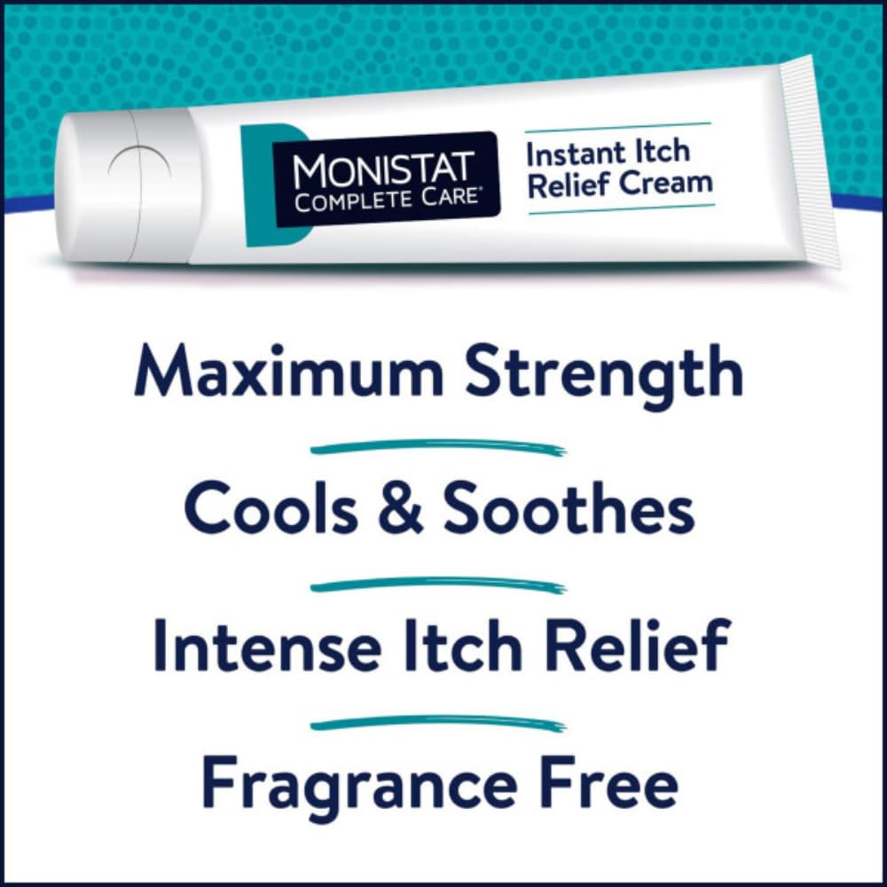 Monistat Crème Relief Hydrocortisone 1% pour calmer l’irritation.