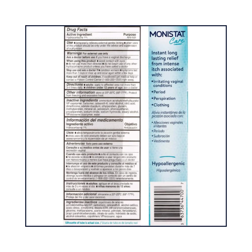 Pack Monistat Relief Démangeaisons, pratique pour six tubes.