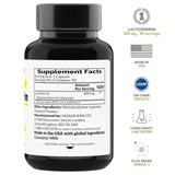 MONOHERB Bouteille de 90 capsules végétales, pratique et facile à avaler