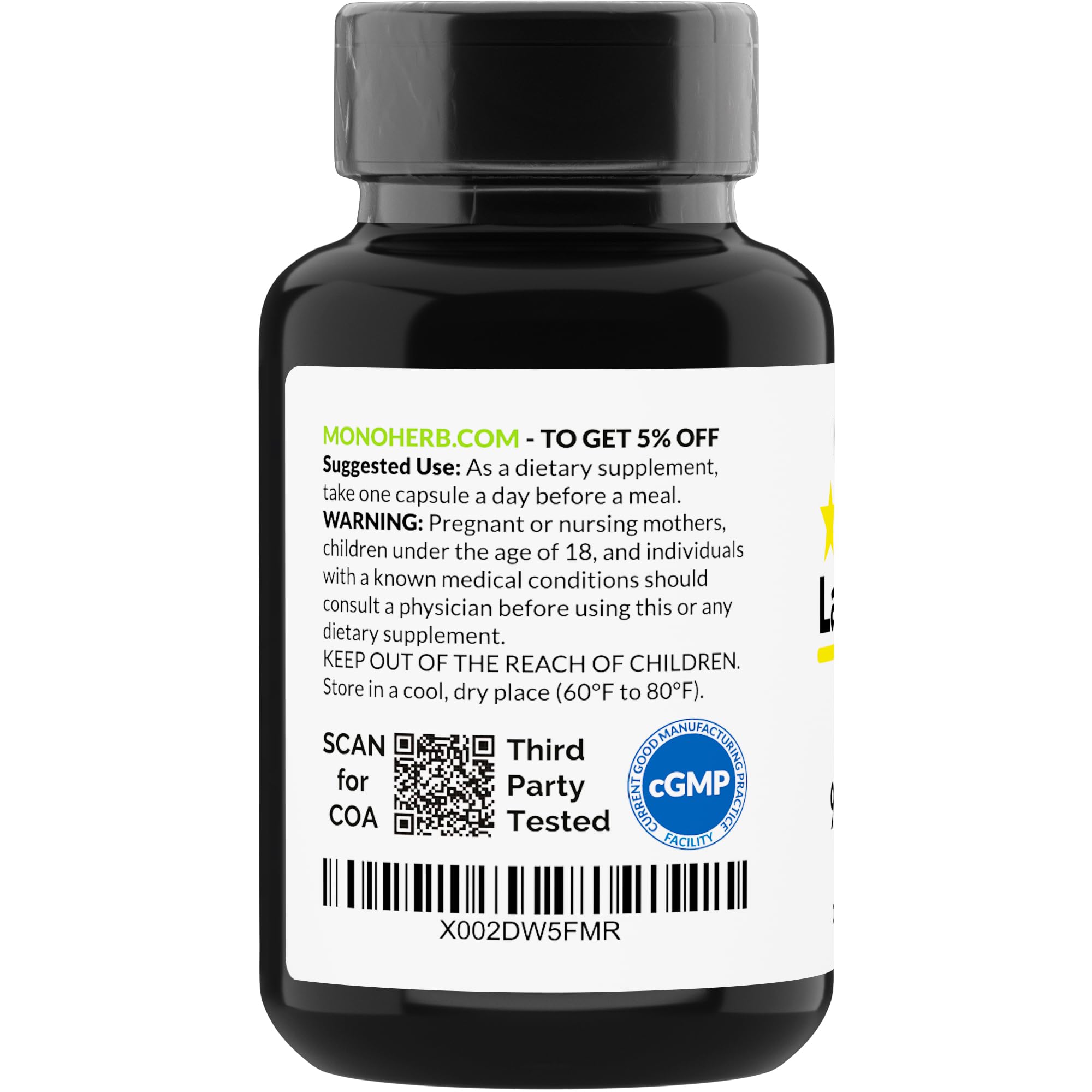 MONOHERB Emballage sans organisme génétiquement modifié