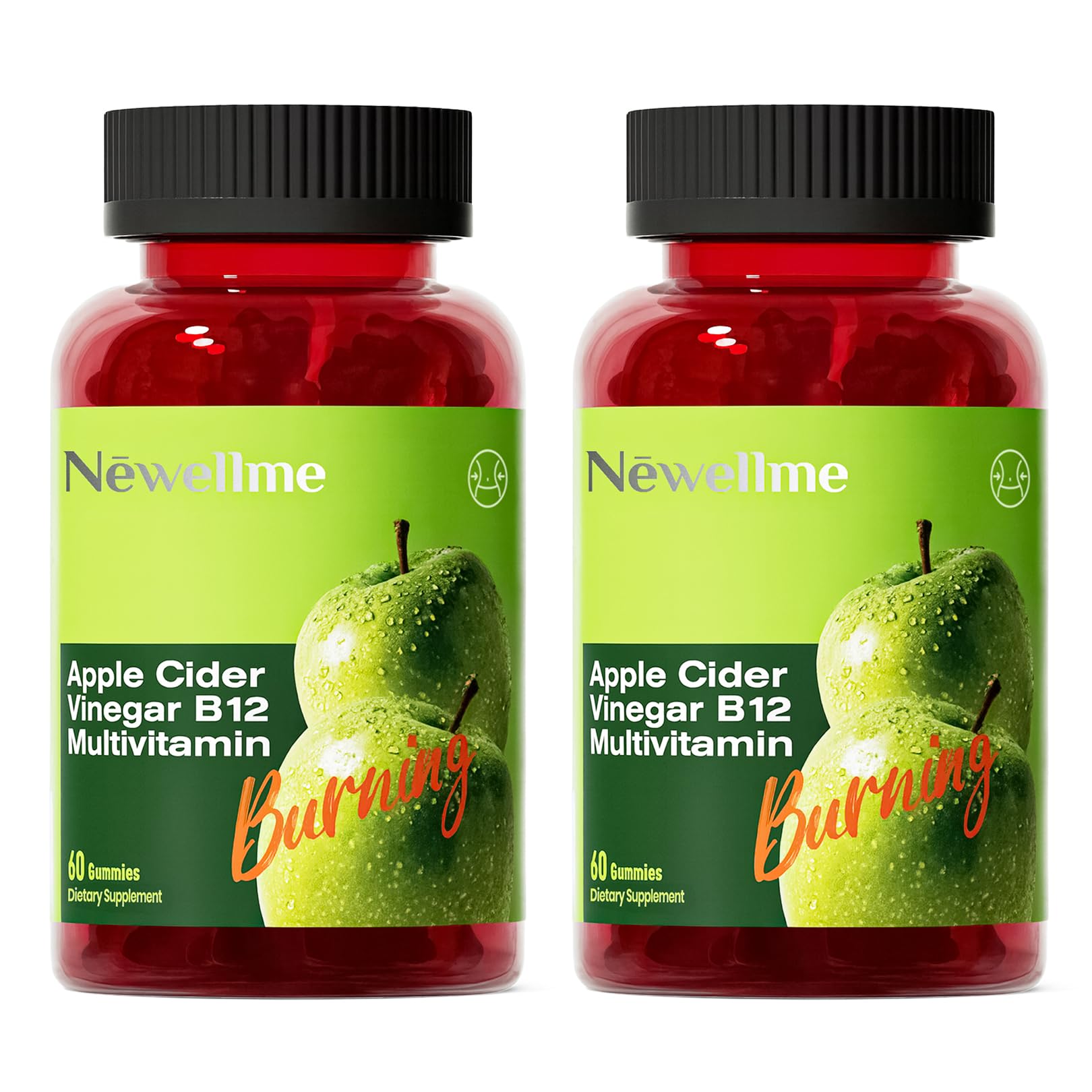 Gommes NEWELLME Montue cidre de pomme – emballage pratique pour usage quotidien.