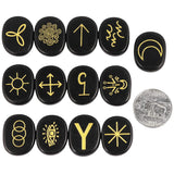Ensemble divination obsidienne de mookaitedecor pour méditation et rituels.