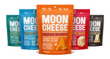 Moon Cheese Bouchées: assortiment saveurs, collation protéinée pratique et savoureuse