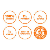 Moon Cheese cheddar Believe It bouchées croustillantes idéales pour le goûter