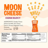 Moon Cheese Cheddar Believe It – parfait pour boîte à lunch et pause rapide