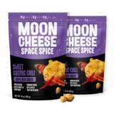 Moon Cheese Épice spatiale – emballage visible, snack pratique et protéiné.
