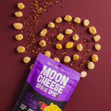 Moon Cheese Épice spatiale – bouchée riche en protéine pour énergie durable.