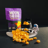 Moon Cheese Épice spatiale – snack portable sans réfrigération pour déplacements.