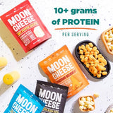 Moon Cheese gouda morceaux, bouchées savoureuses et croquantes à emporter