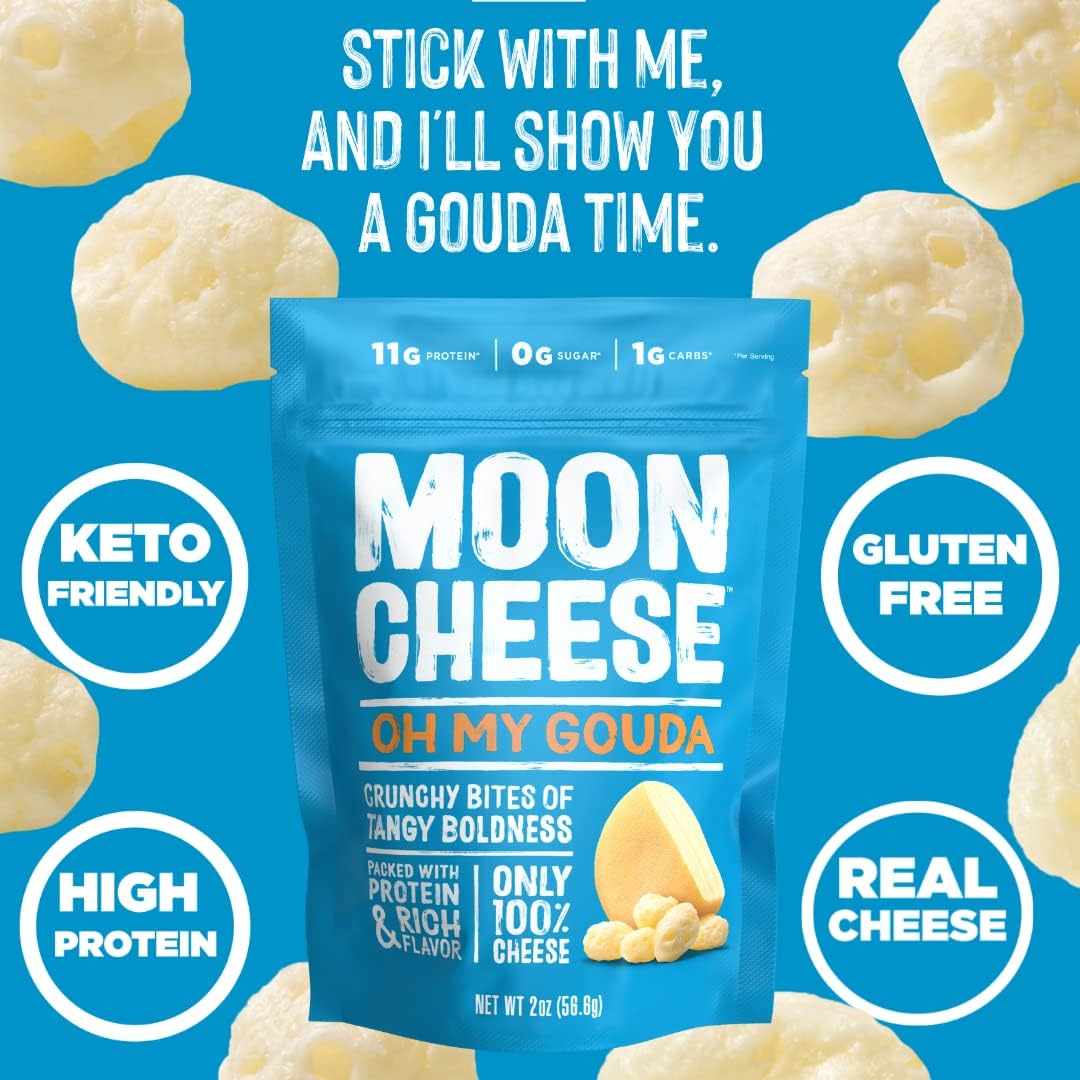 Moon Cheese jack poivre morceaux, piquant léger pour l après-midi