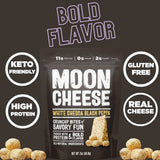 Moon Cheese paquet 2oz 5 saveurs, ensemble pratique pour sac et boîte à goûter