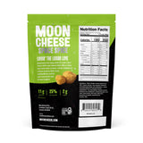 Moon Cheese Spicy Lunar Lime paquets visibles, encas savoureux et faible en glucides.