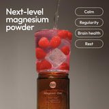 Moon Juice Magnesi-om Berry doseuse, préparation rapide avec eau.