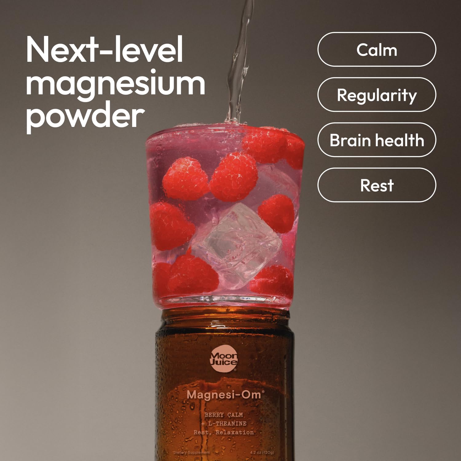 Moon Juice Magnesi-Om: cuillère-dose pratique pour doser.