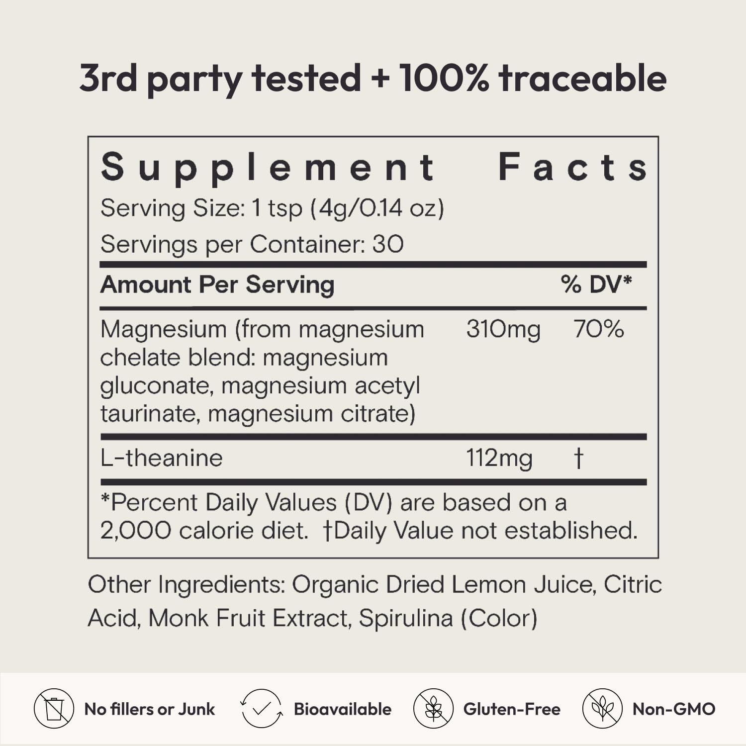 Moon Juice Magnesi-Om packaging élégant et clair