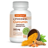 Moon + Mercury Curcuma liposomal – Bouteille prête à l emploi avec 60 gélules.