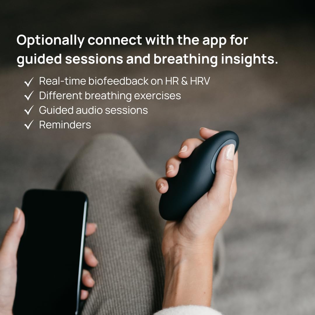 Moonbird application bien-être: suivi du rythme et de la cohérence.