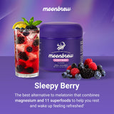 MoonBrew Baies Somnifiques Nocturnes pot sur étagère emballage pratique