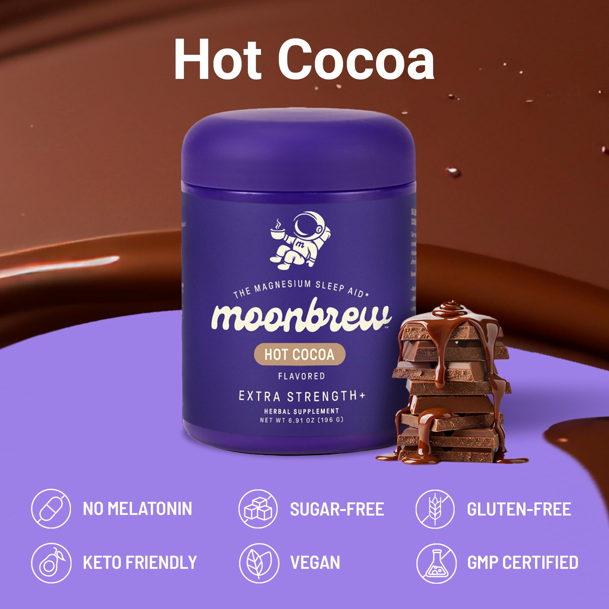 MoonBrew Nuit – emballage pratique avec jarre facile à ranger.