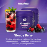 MoonBrew Nuit sans mélatonine favorise une détente naturelle sans effet le matin.