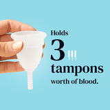 Mooncup protection sans fuite: fiable pendant de longues heures.