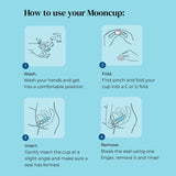 Mooncup usage jour et nuit: pratique au quotidien et pendant les nuits.