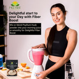 Texture finement moulue Moonee Naturals Psyllium Husk Poudre sans grumeaux.