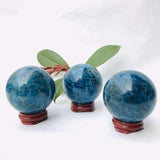 moonlightcrystal cadeau unique sphere apatite bleue pour cadeaux