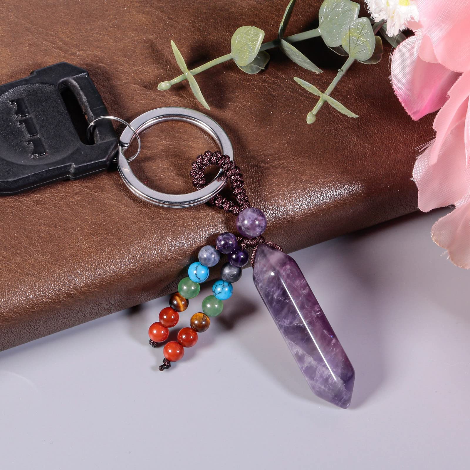moonsix boucle amovible porte-clé polyvalente pouvant devenir collier