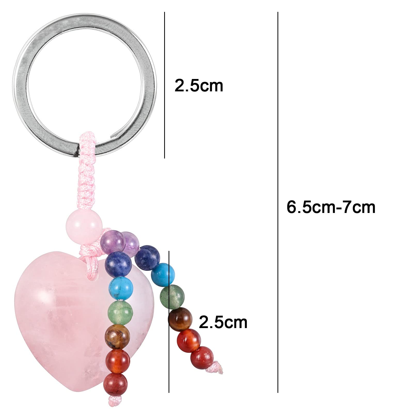 moonsix détail quartz rose, toucher doux et couleur apaisante.