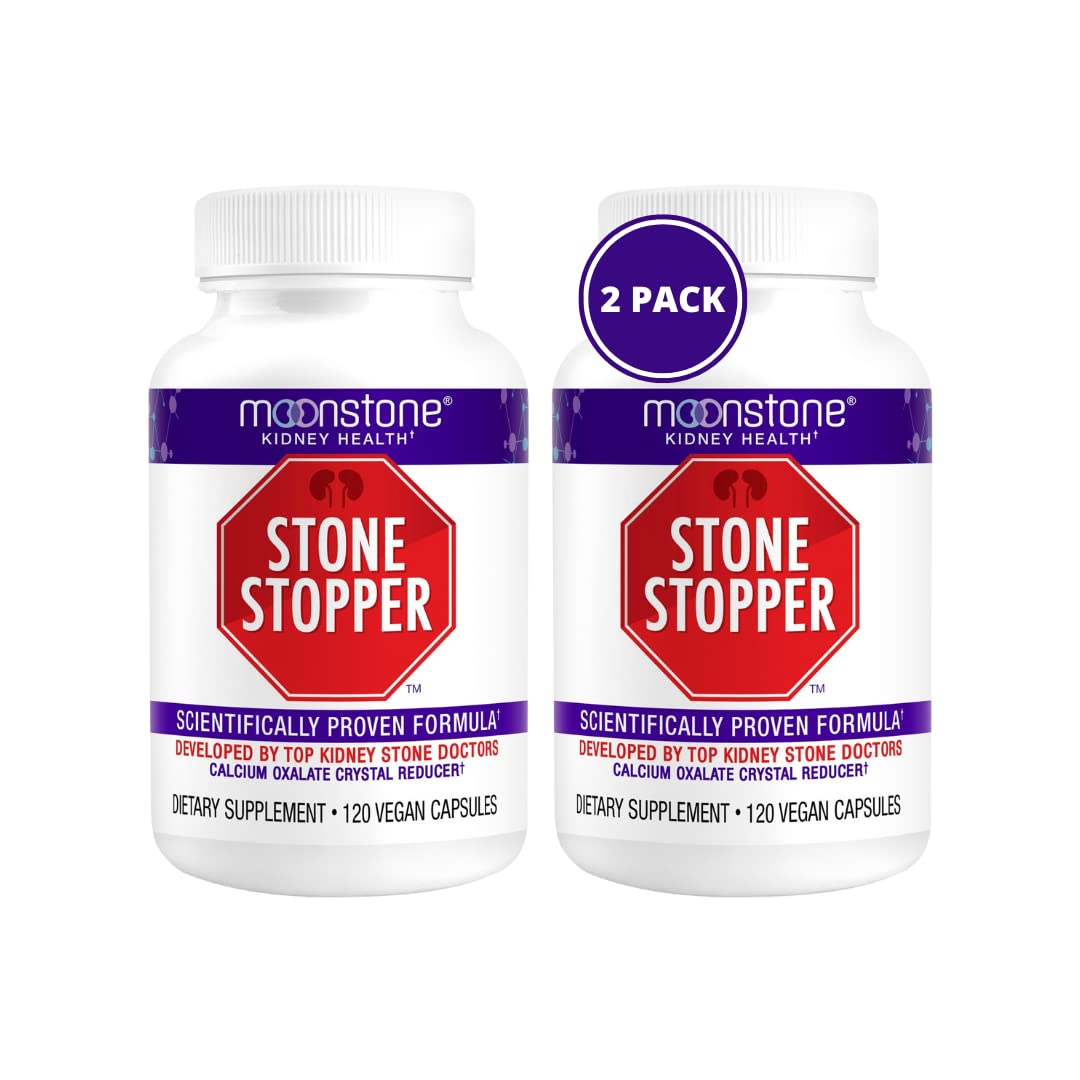 Moonstone bouteille bouchon pierre, rangement pratique des capsules.