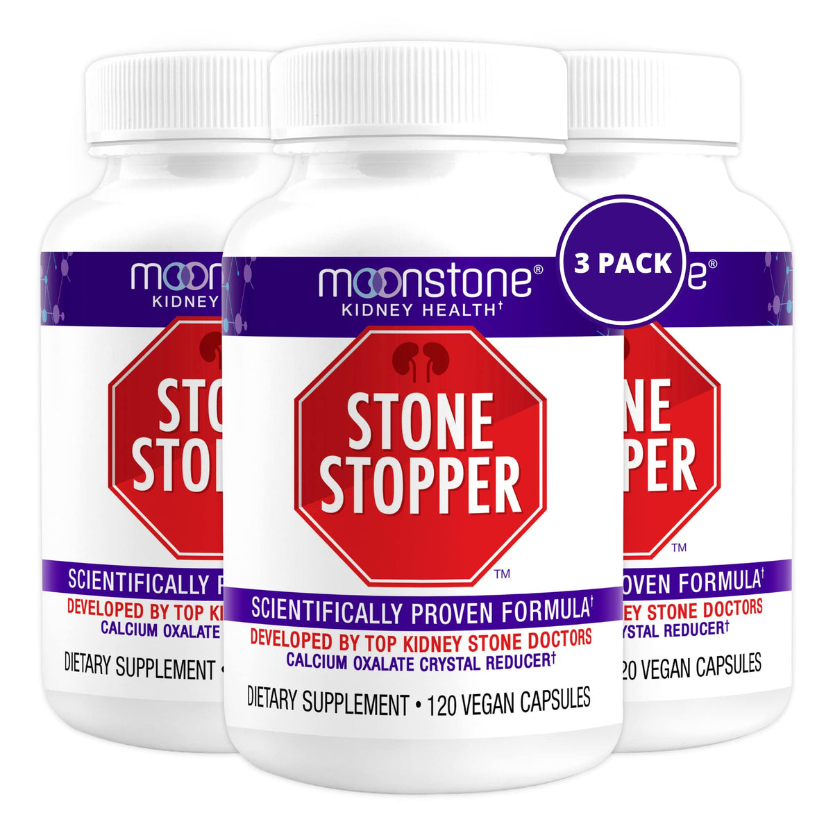 Moonstone capsules – prévention des pierres oxalates, prise quotidienne simple.