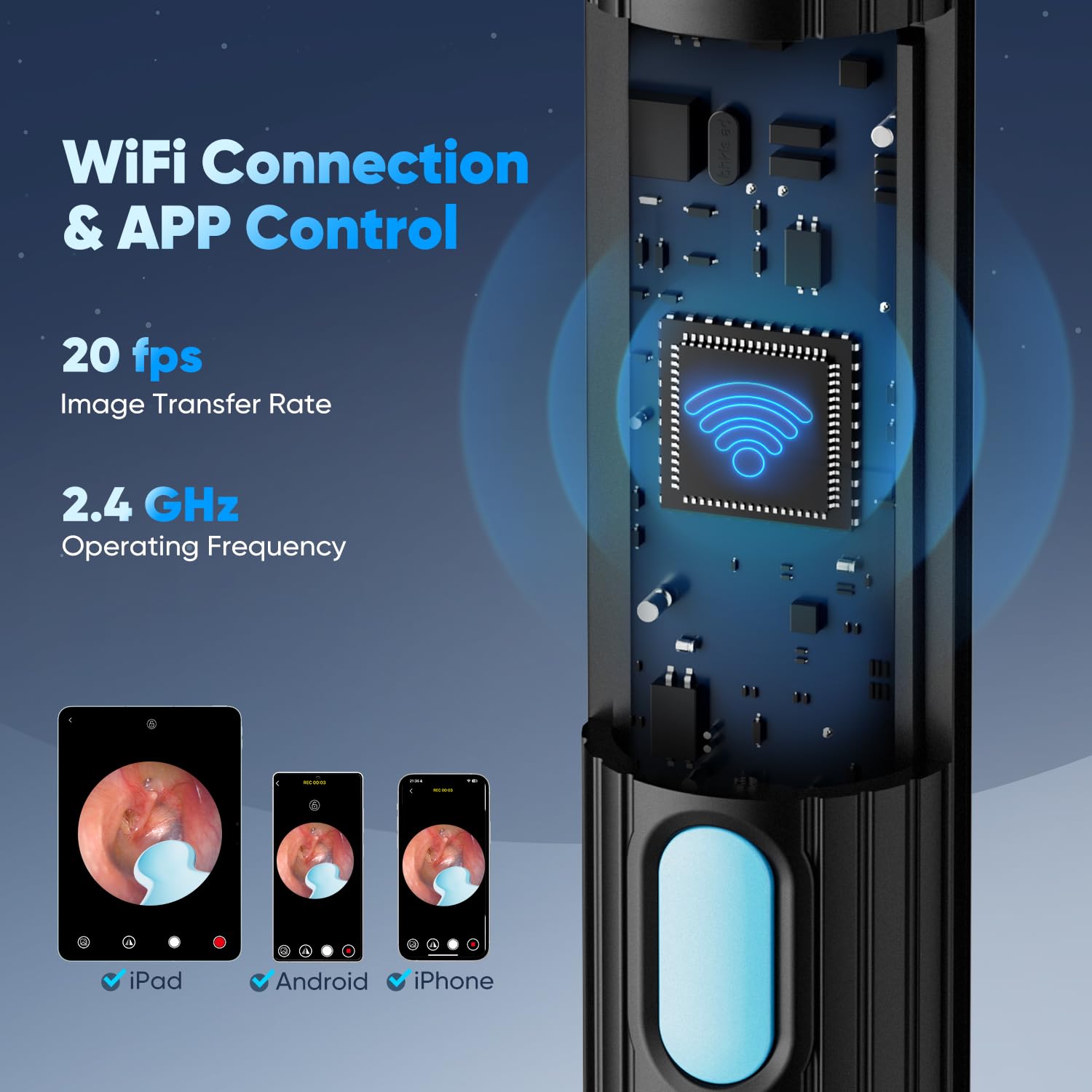 MOOPHY connexion-sans-fil-app: appairage rapide et affichage sur l’écran.