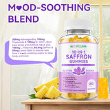Boîte MOORGUMY safran, dosage quotidien facile de deux gommes.