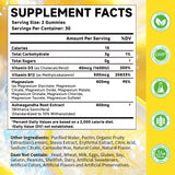 MOORGUMY gommes magnésium D3-B12 emballage, vitamine D3 en soutien du calcium.