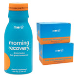 Flacon Morning Recovery de More Labs, hydratation pratique après soirée.