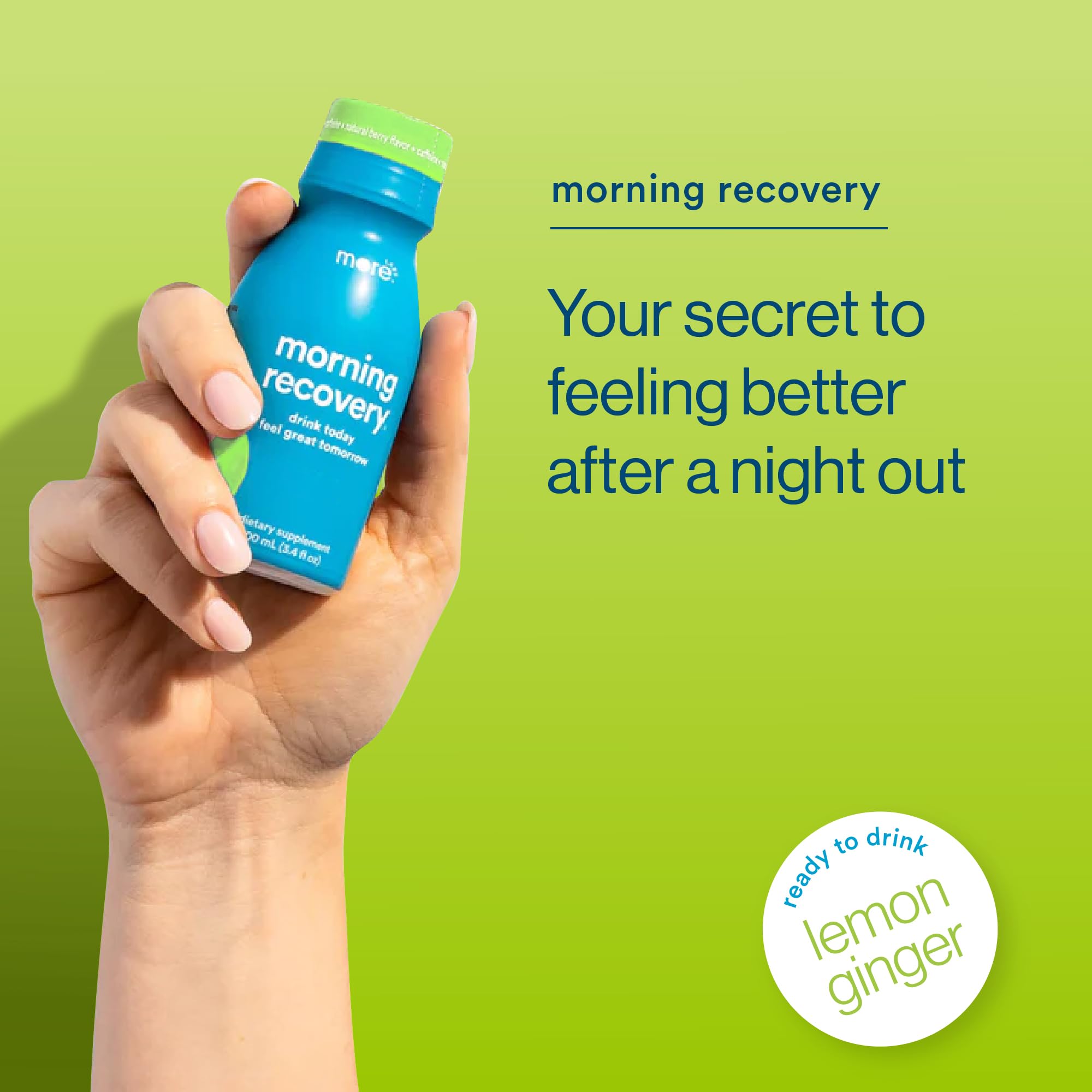 More Labs Morning Recovery – formulation liquide facilement soluble et rapide à absorber