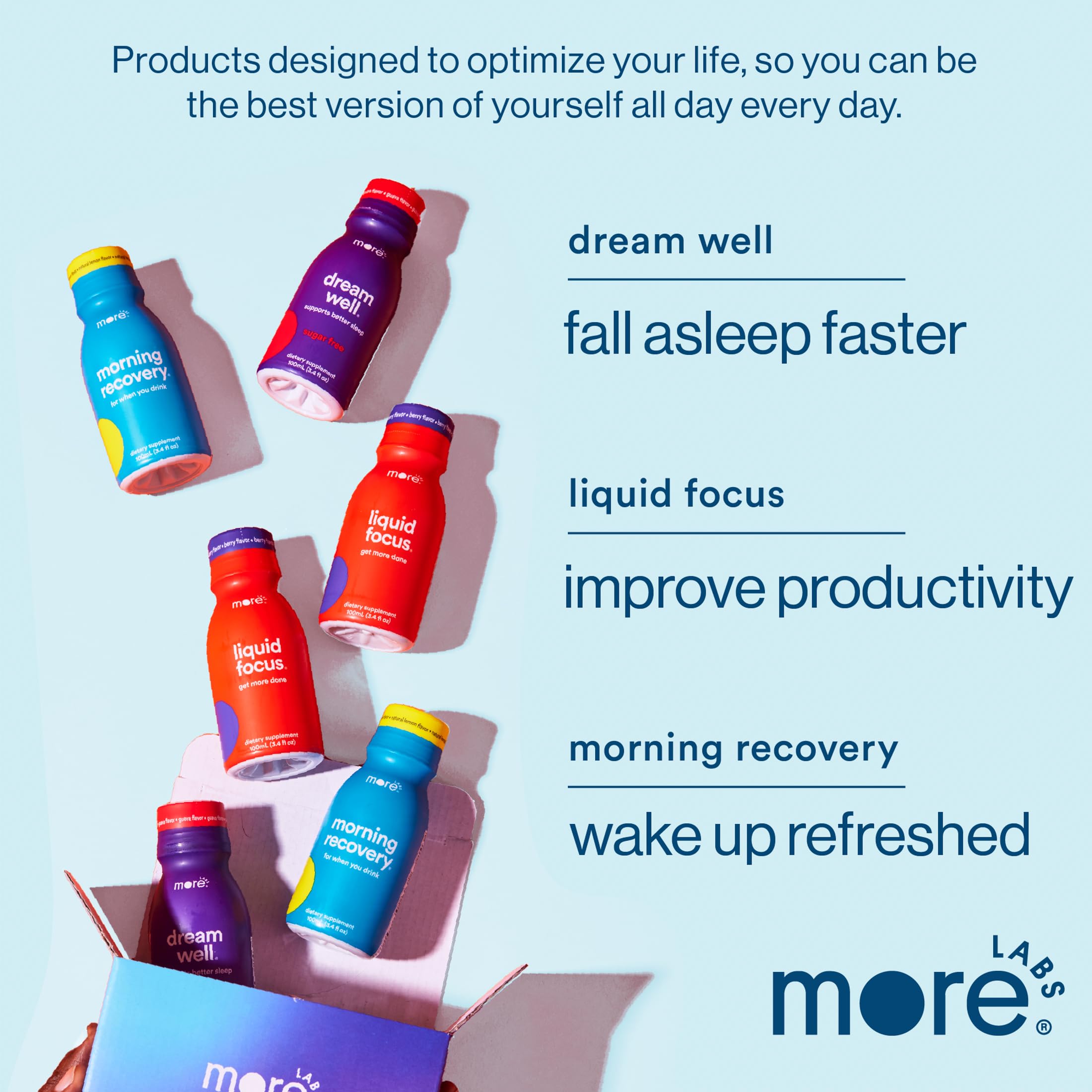 More Labs Morning Recovery – vegan et sans OGM, choix sûr