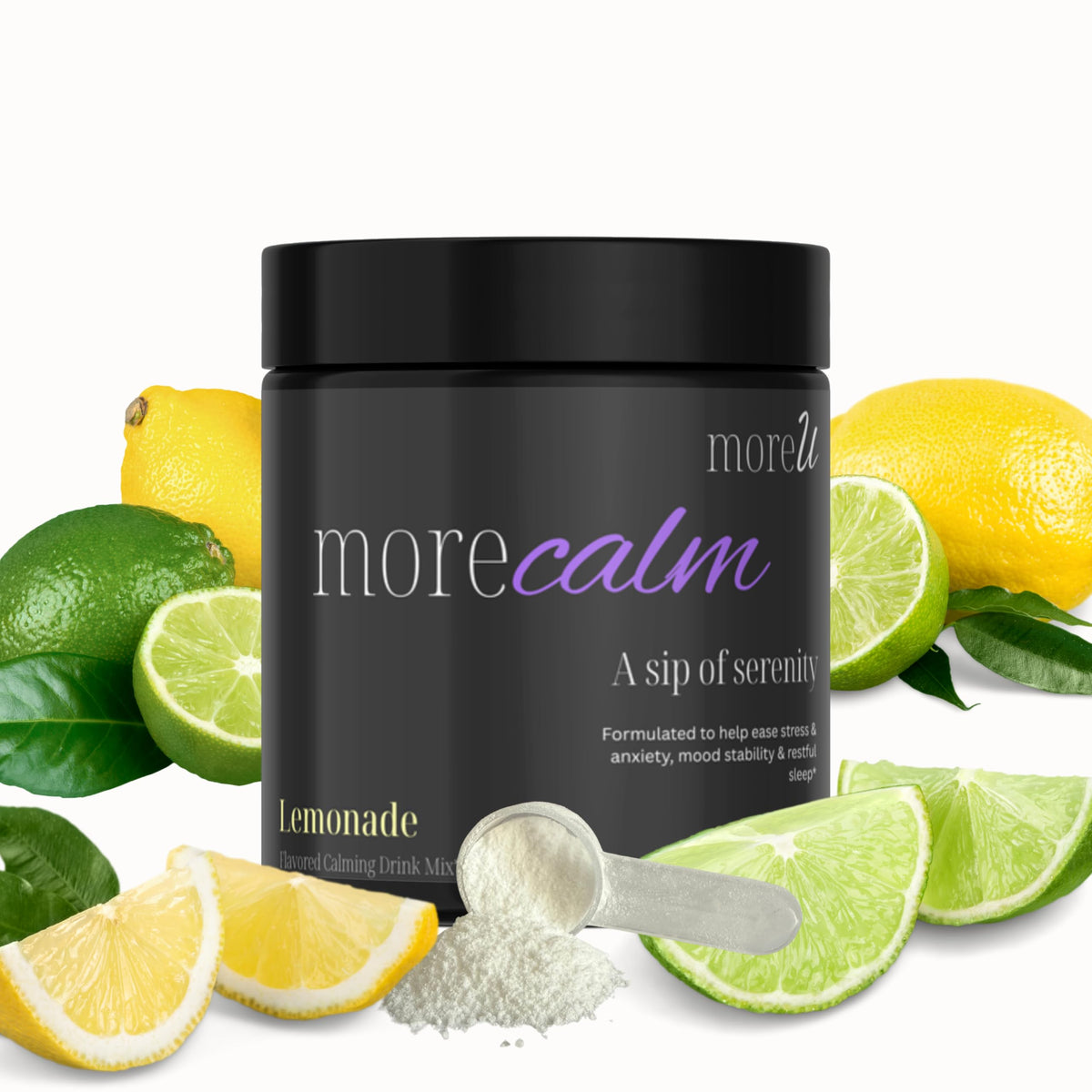 morecalm poudre framboise-limonade, soutien calme et sommeil réparateur