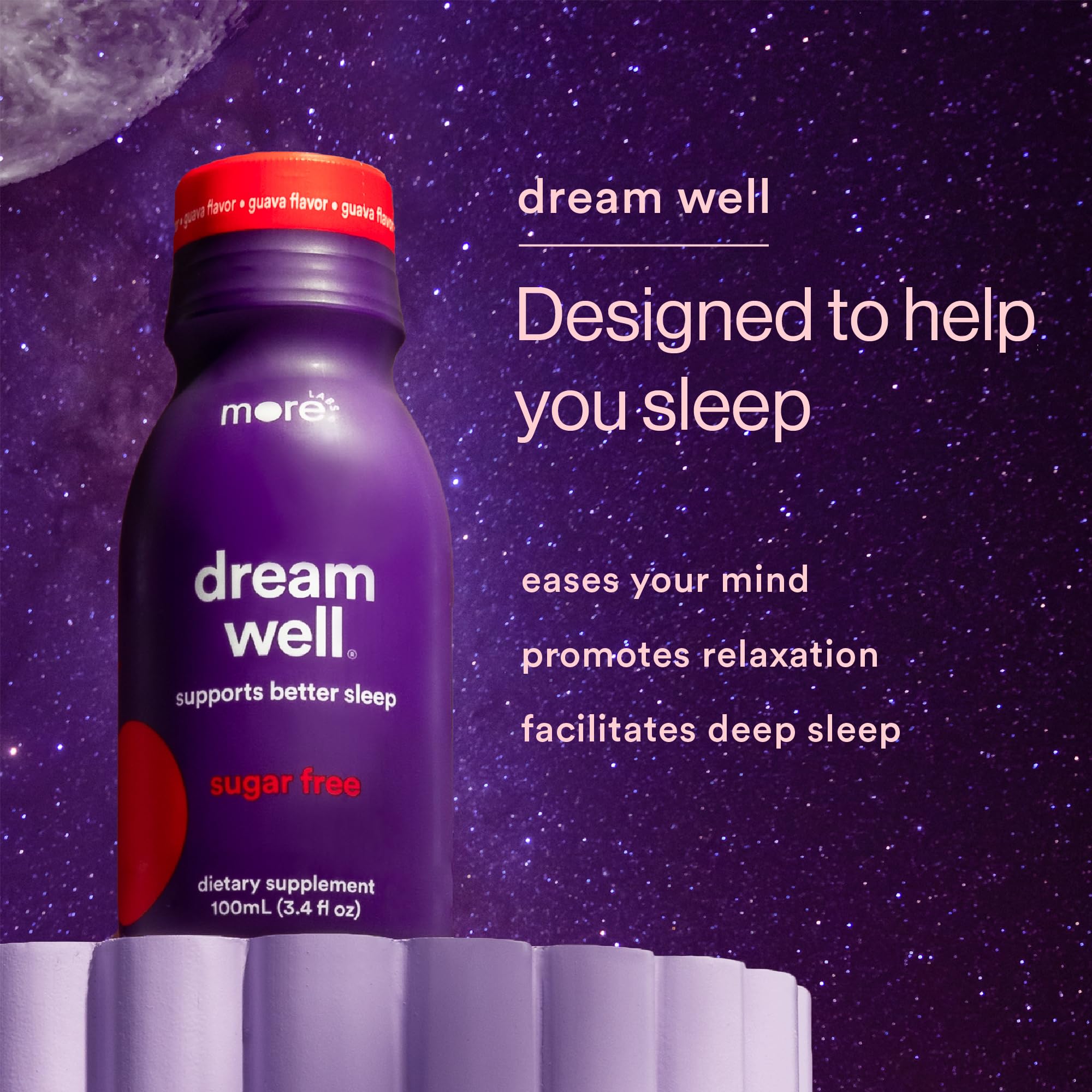 More Labs Dream Well – emballage extérieur affichant les informations.