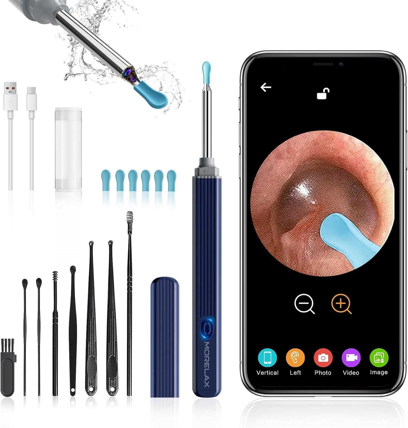 Caméra oreille Morelax vue 360-degres pour inspection précise