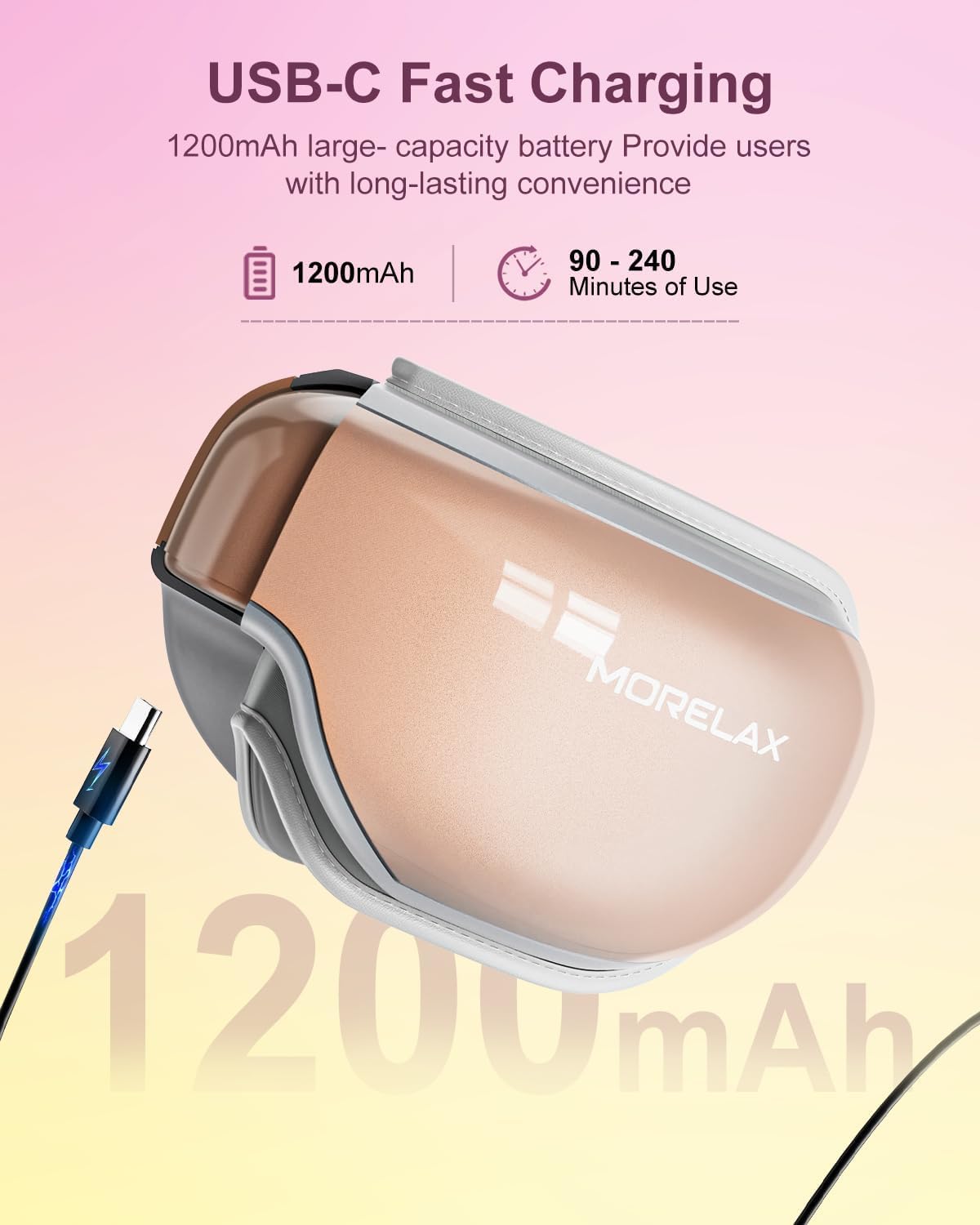 Morelax Programmes Relaxation Multi-Mode : 4 modes pour différents niveaux de détente.