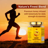 Pâte Ajwa MORF Energy Support servie avec cuillère, dose quotidienne pratique.